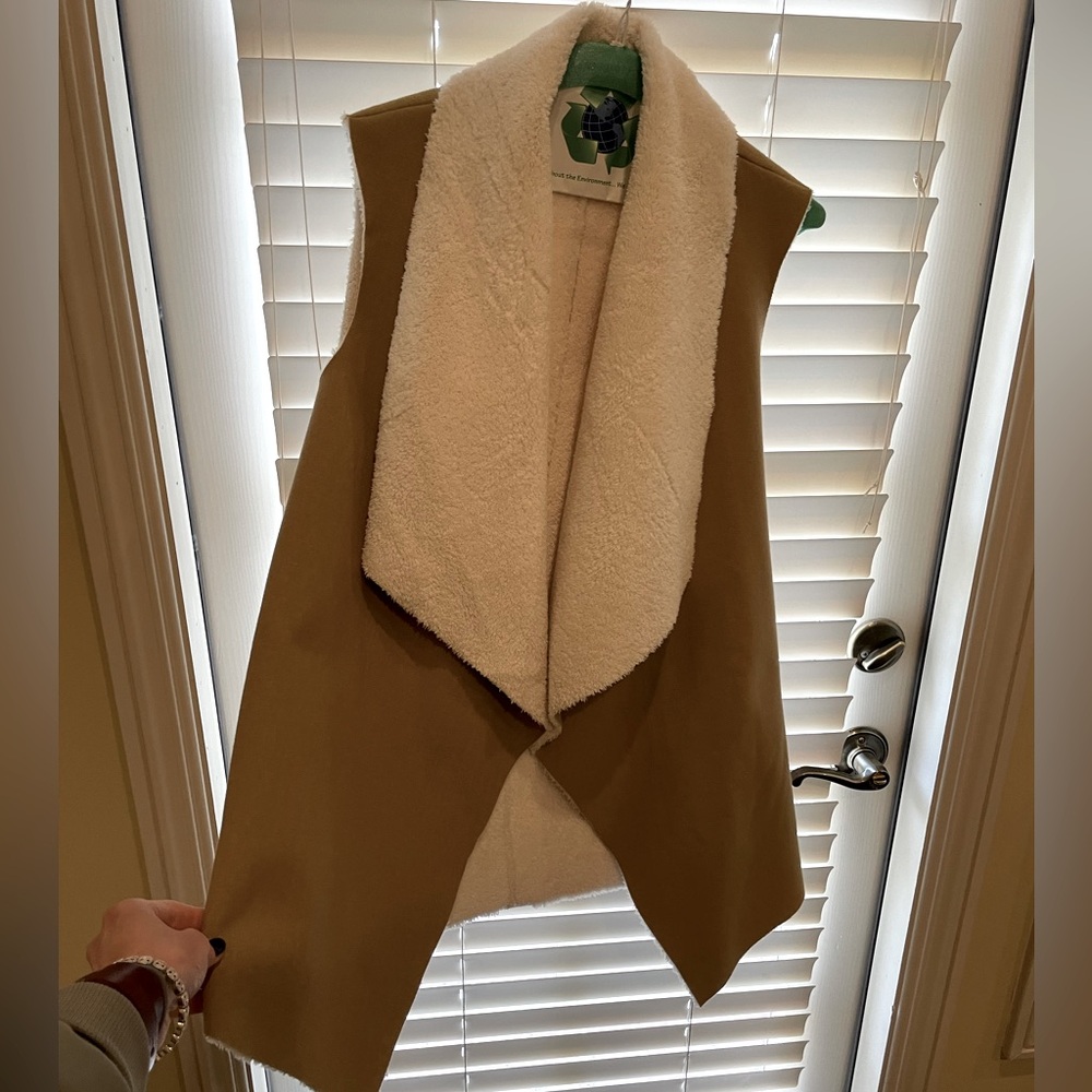 Splendid vest faux fur lined